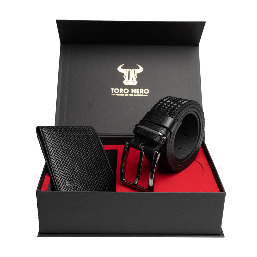 Set-cadou-barbati-piele-naturala-negru-Eyelet-1-1