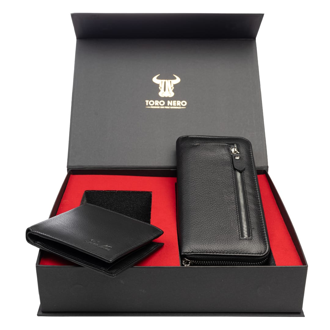 set-cadou-portofel-femeibarbati-piele-naturala-negru-Arya-Manu