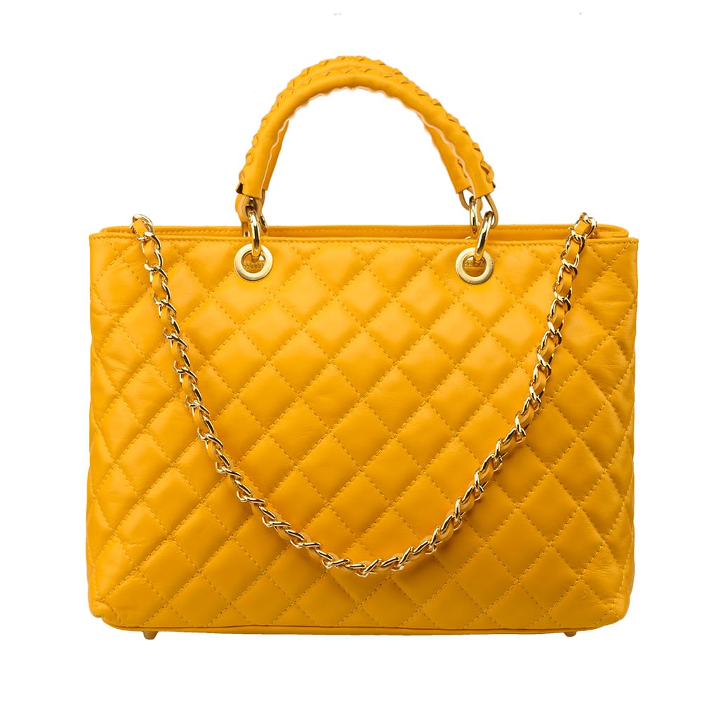 Geanta-dama-din-piele-naturala-galben-Crossed-Lady_3