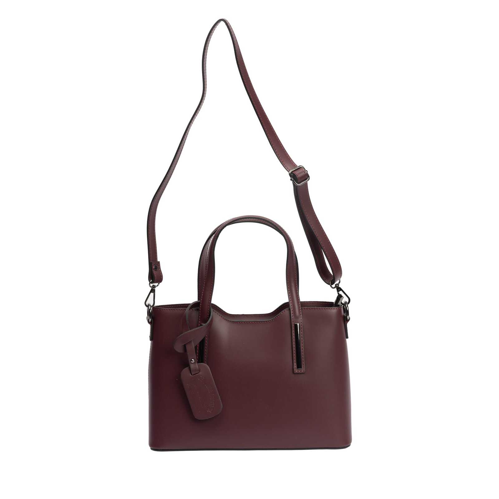 Geanta-dama-din-piele-naturala-visiniu-Design-Lover-Medium_2