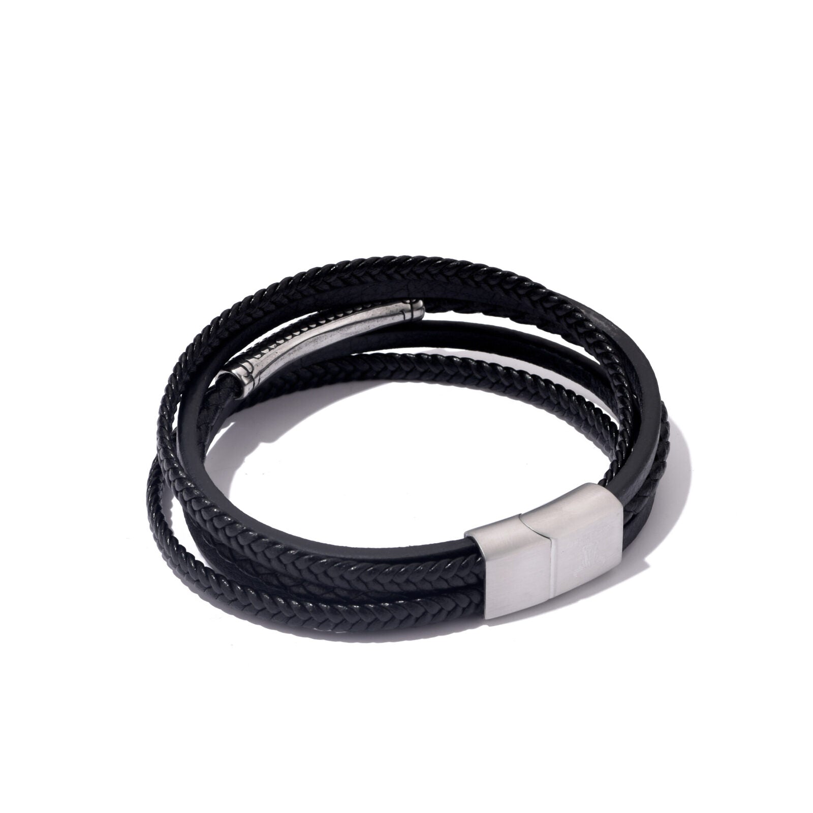 bratara-barbati-piele-naturala-negru-argintiu-Liam4.jpg