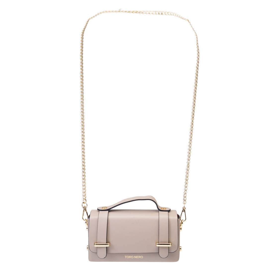Damenhandtasche aus hellrosa Echtleder Natalia