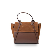 Damenhandtasche aus braunem Echtleder Erika