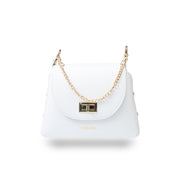 Sac à main pour femme en cuir véritable blanc Raisa