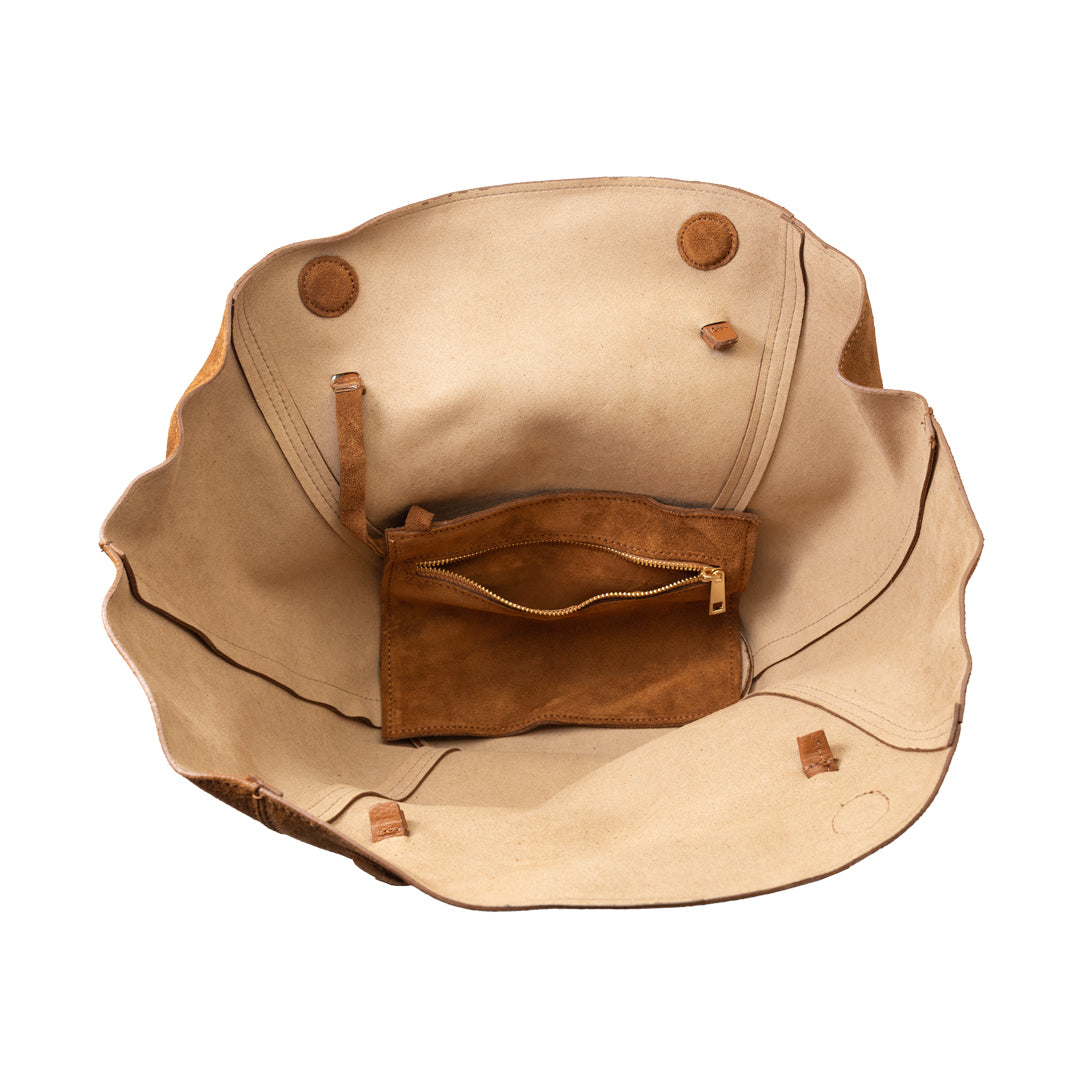 Women's brown genuine leather bag Diana