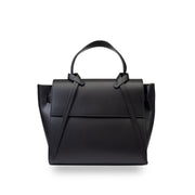 Damenhandtasche aus echtem Leder Schwarz Erika