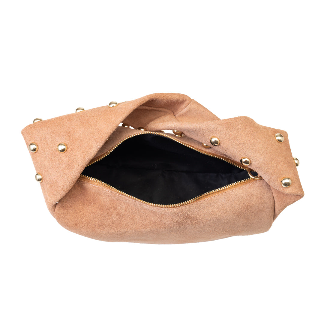 Borsa da donna in vera pelle rosa Naty