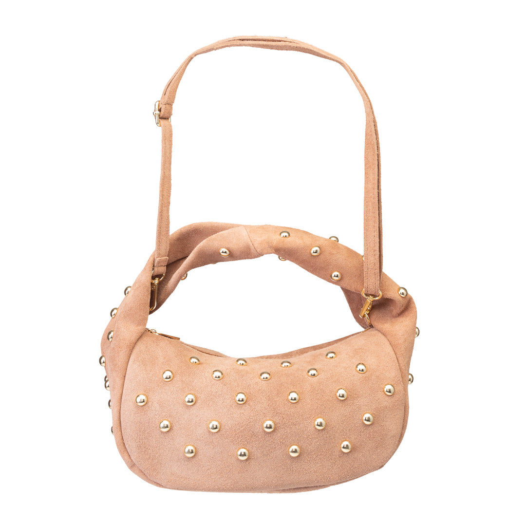 Borsa da donna in vera pelle rosa Naty