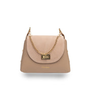 Bolso de mujer de ante natural, rosa palo Raisa