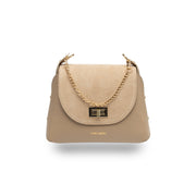 Bolso de mujer de ante natural, topo Raisa