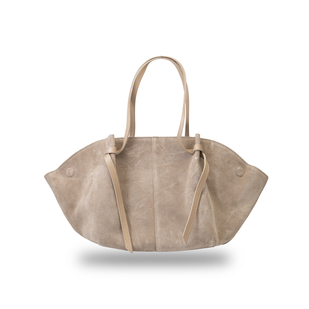 Geantă damă din piele naturala taupe deschis Alice