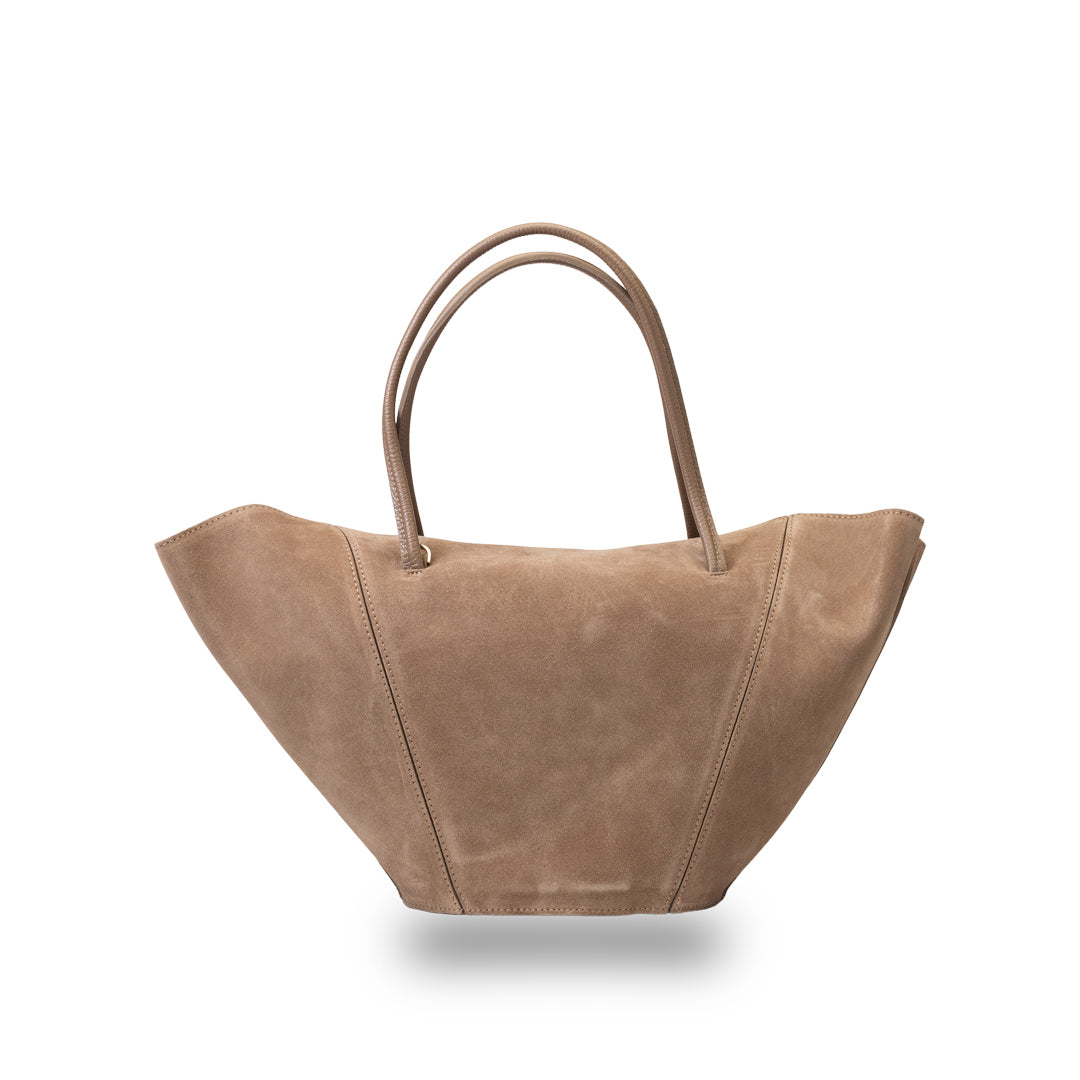 Geantă damă din piele naturala taupe deschis Diana