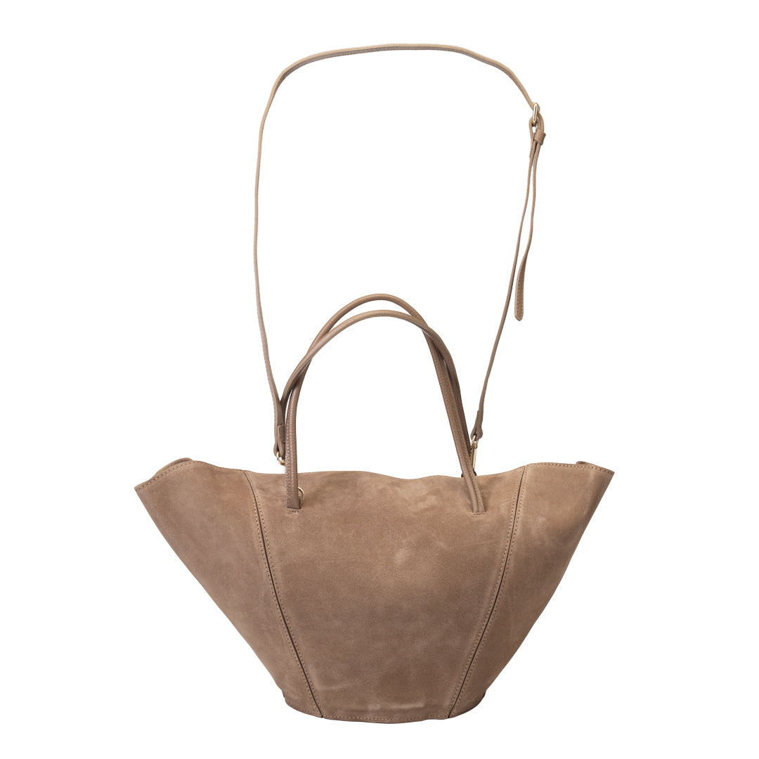 Geantă damă din piele naturala taupe deschis Diana