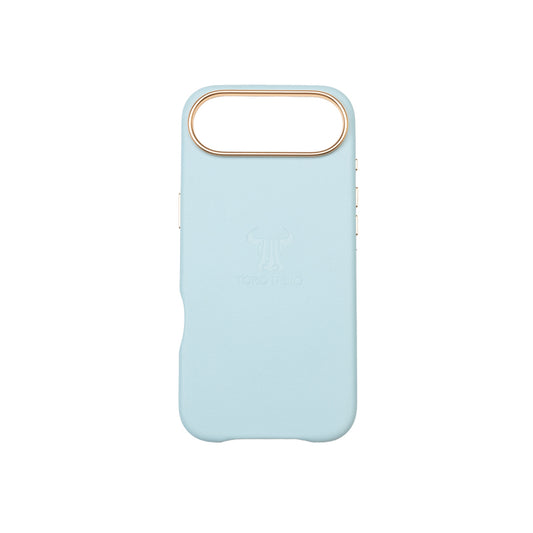 Husa telefon din piele naturala albastru deschis Iphone Air17