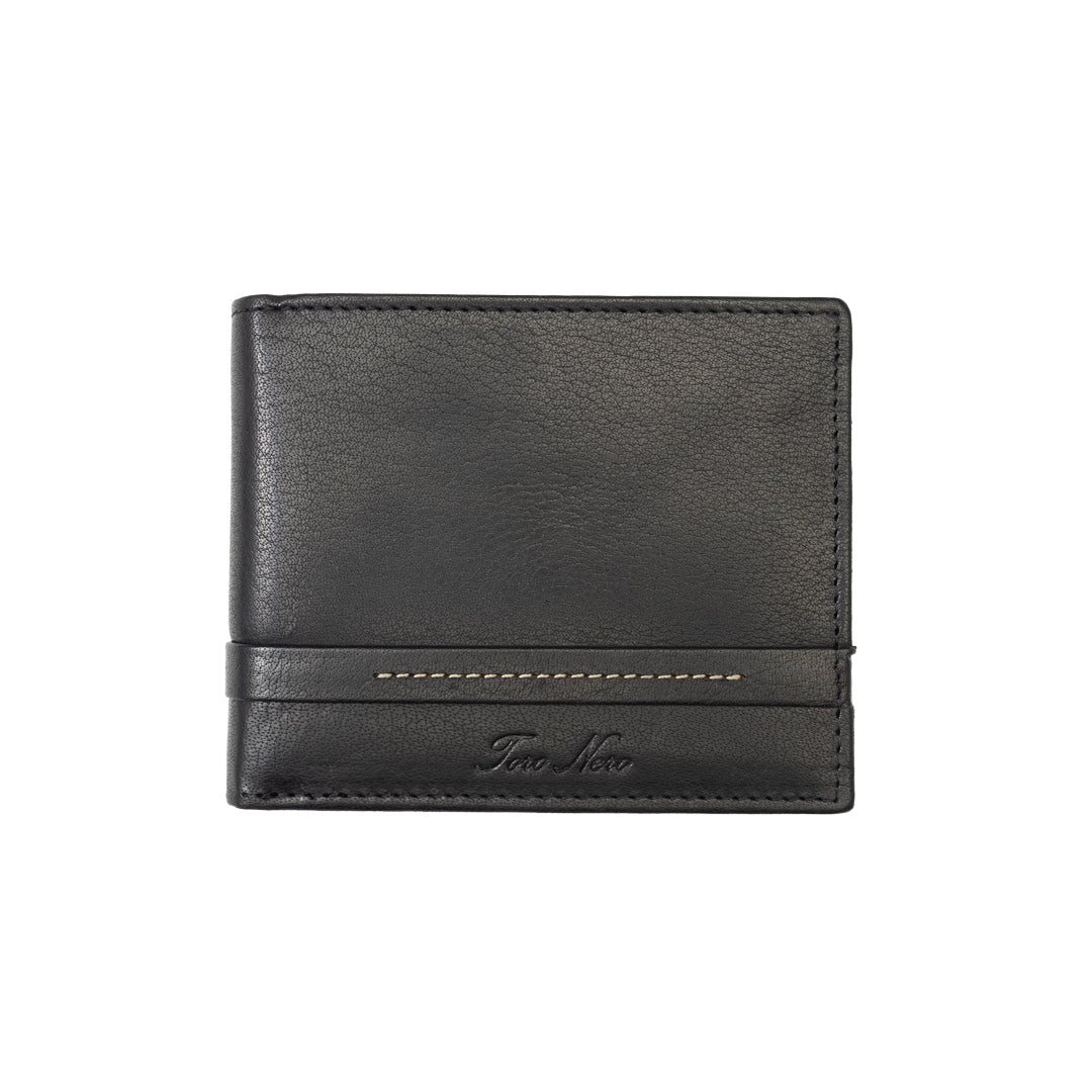 Portofel barbati din piele naturala negru Andy,protectie RFID