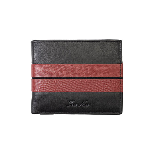 Portofel barbati din piele naturala negru Carol,protectie RFID
