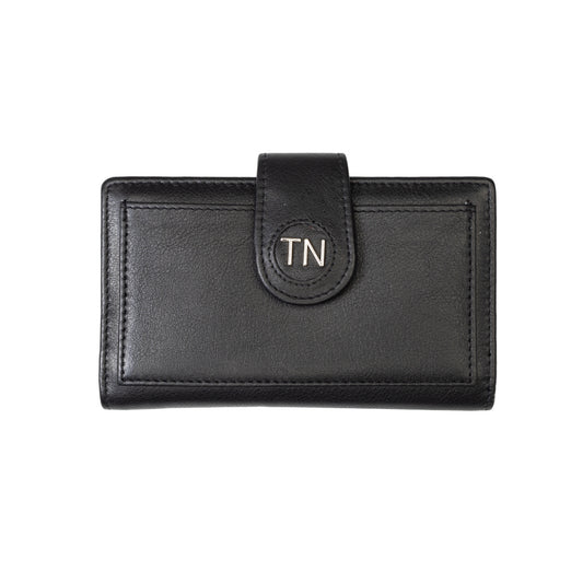 Portofel femei din piele naturala negru Mia,protectie RFID